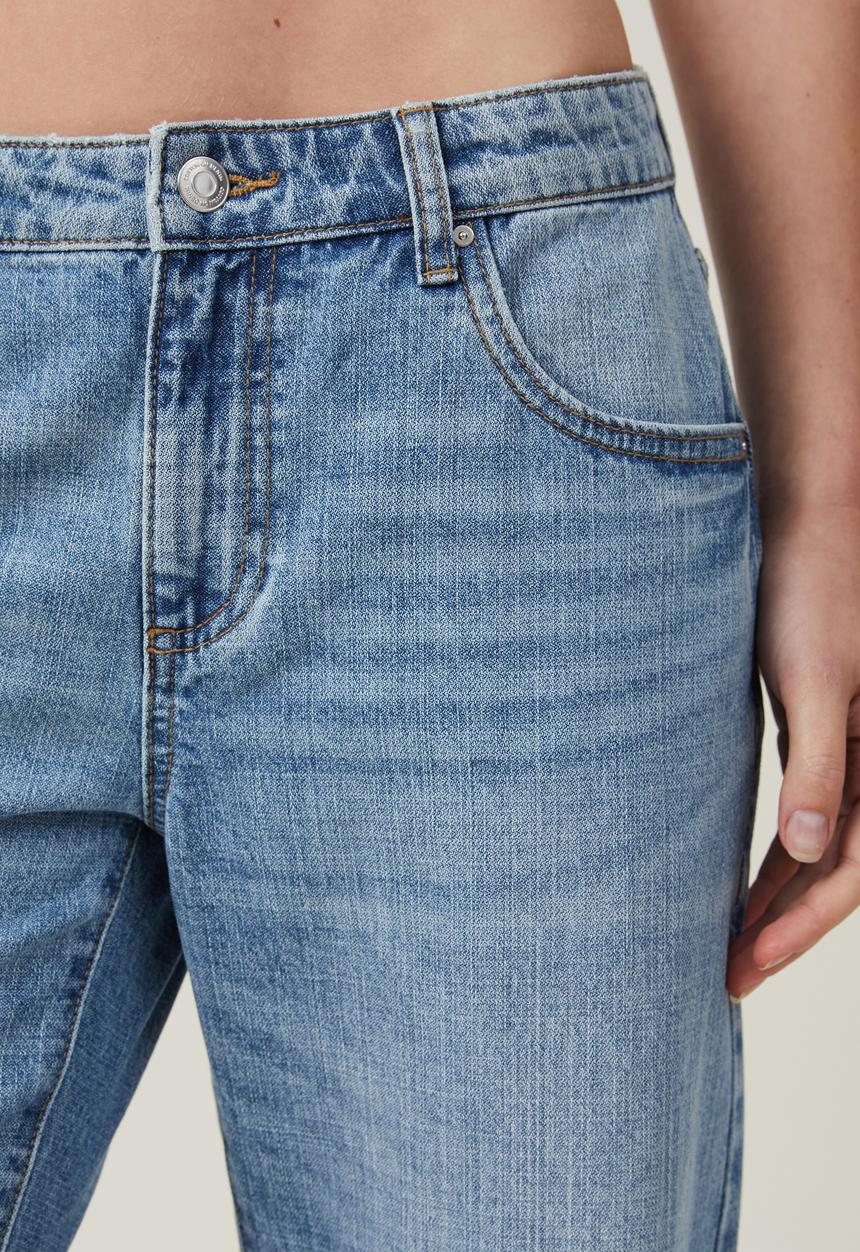 Cotton On - Low Rise Straight Jean - Surfers Blue