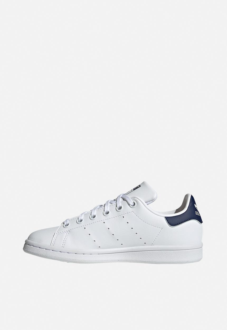 adidas Originals - Stan smith j - cloud white/cloud white/dark blue
