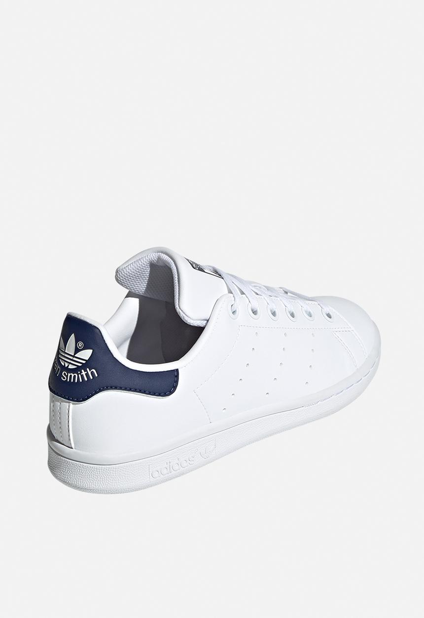 adidas Originals - Stan smith j - cloud white/cloud white/dark blue