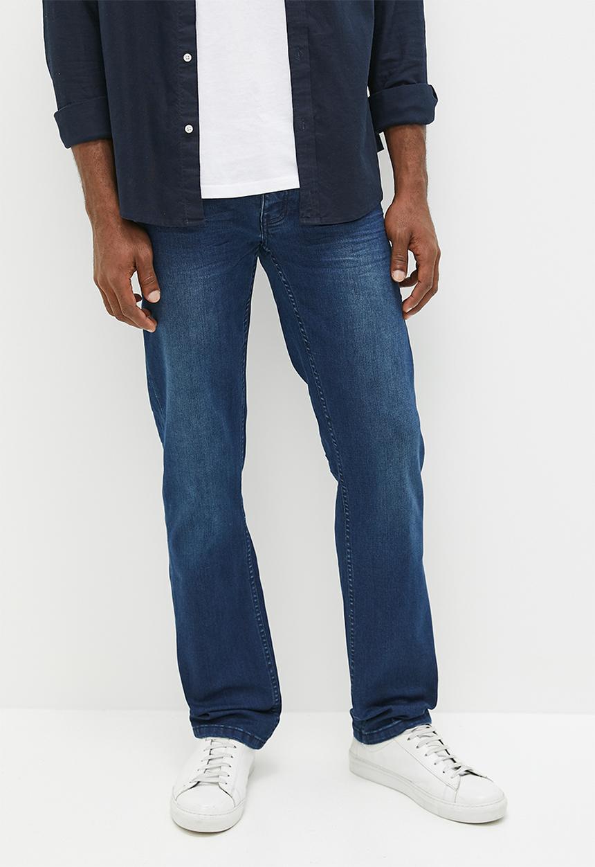 JEEP - Indigo resin straight leg jean - indigo resin  