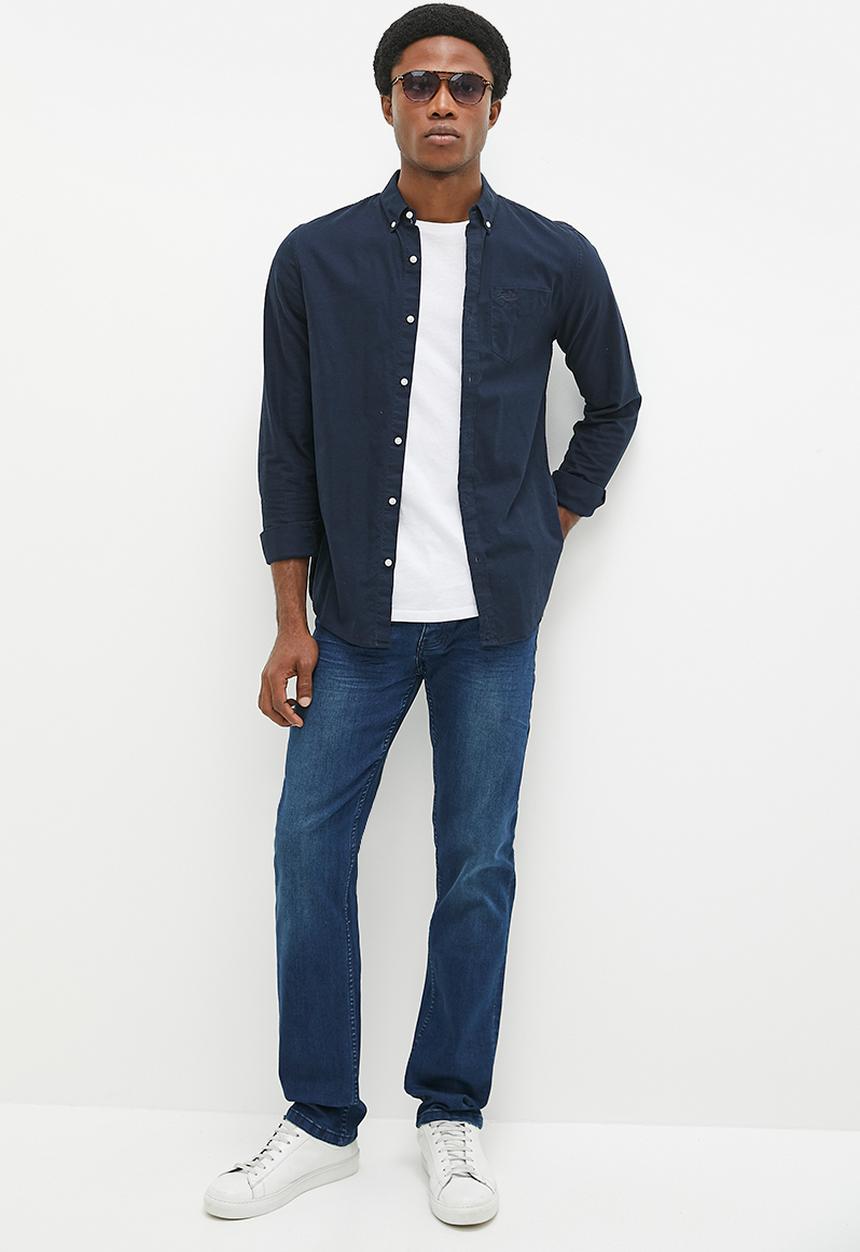 JEEP - Indigo resin straight leg jean - indigo resin  