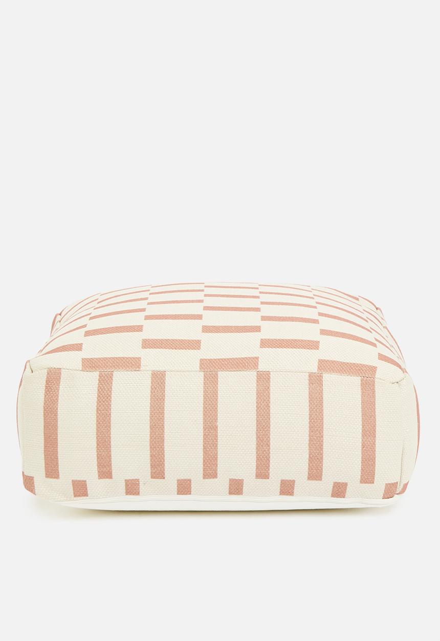 Sixth Floor - Lux livie outdoor floor cushion - rust