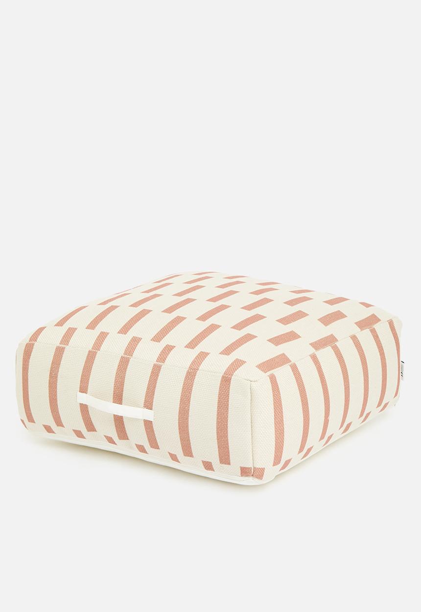 Sixth Floor - Lux livie outdoor floor cushion - rust