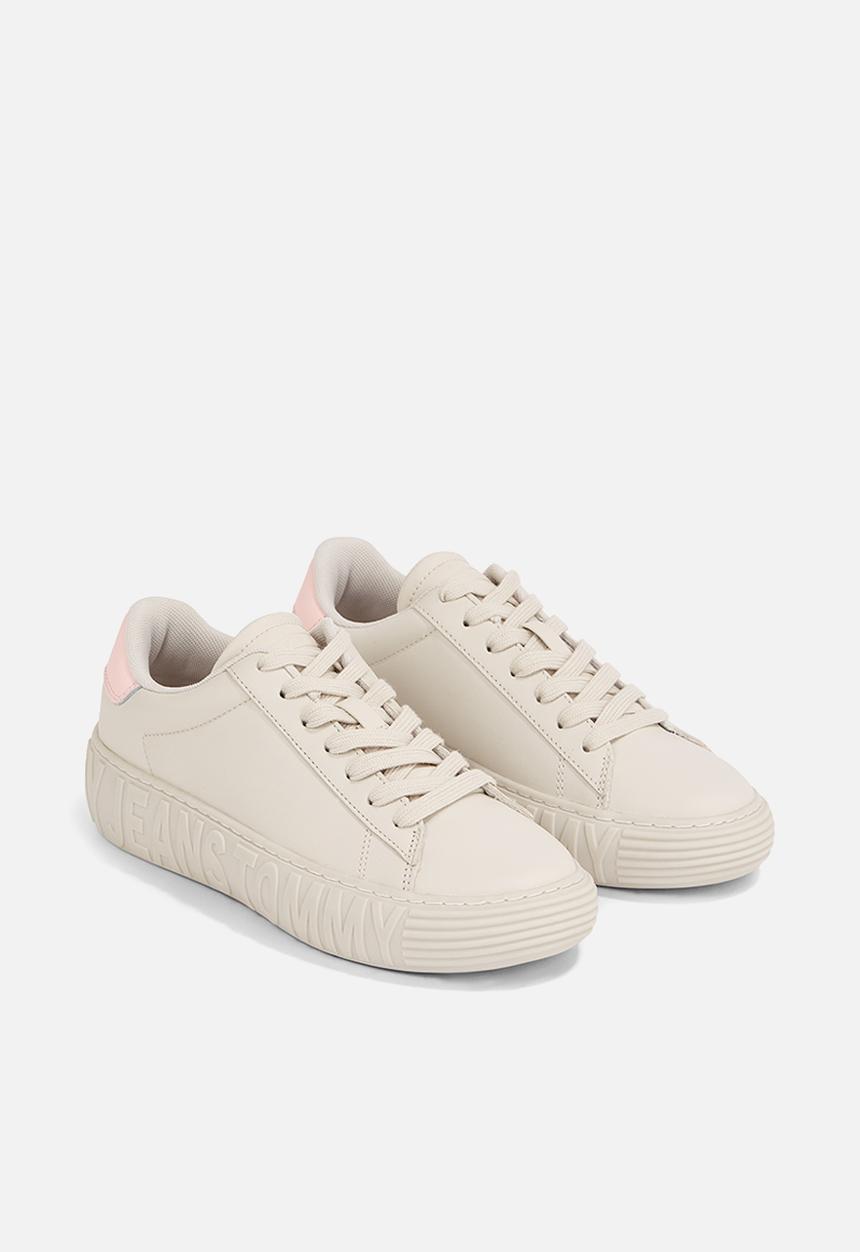 Tommy Hilfiger - Tjw new cupsole leather lc - bleached stone