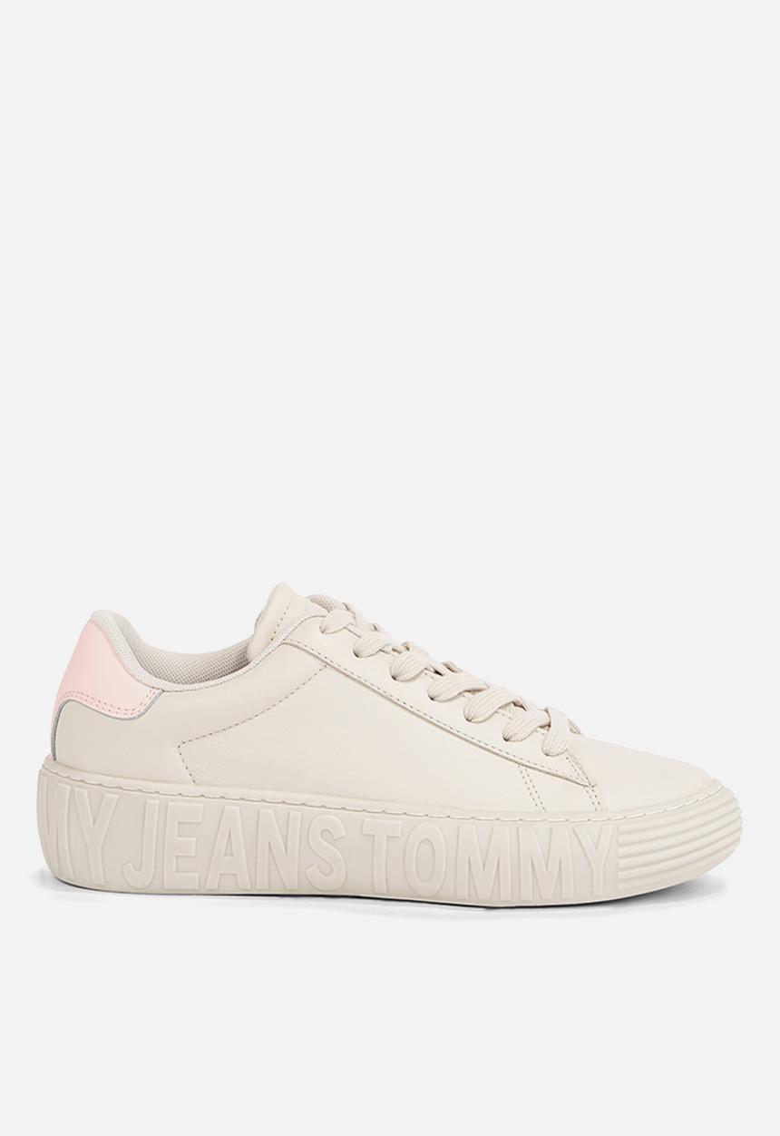 Tommy Hilfiger - Tjw new cupsole leather lc - bleached stone
