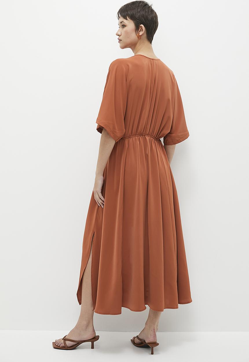 Me&B - Joy kaftan dress - tobacco