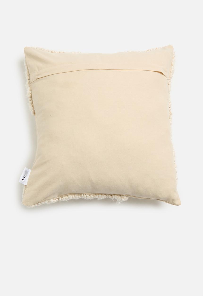 SF Collection - Wrenna cushion cover w feather inner - neutral