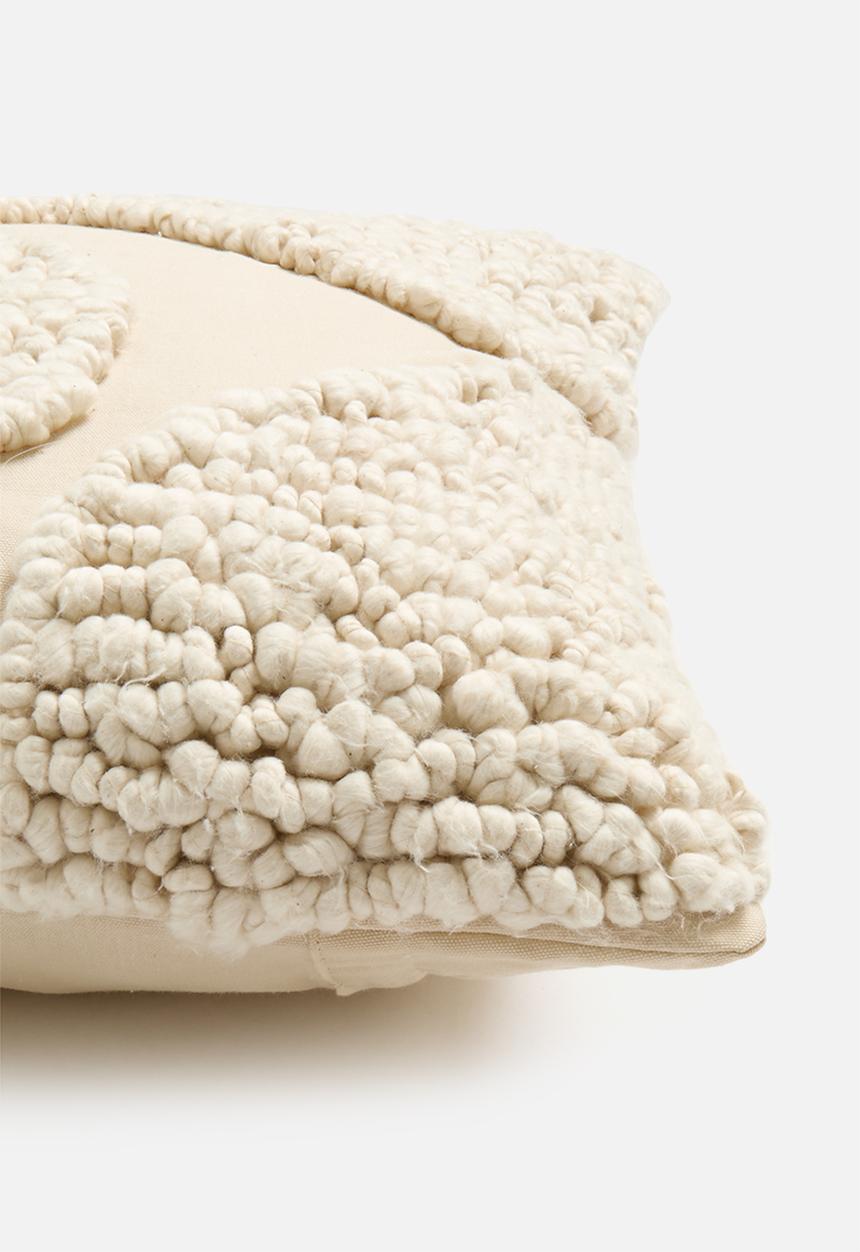 SF Collection - Wrenna cushion cover w feather inner - neutral