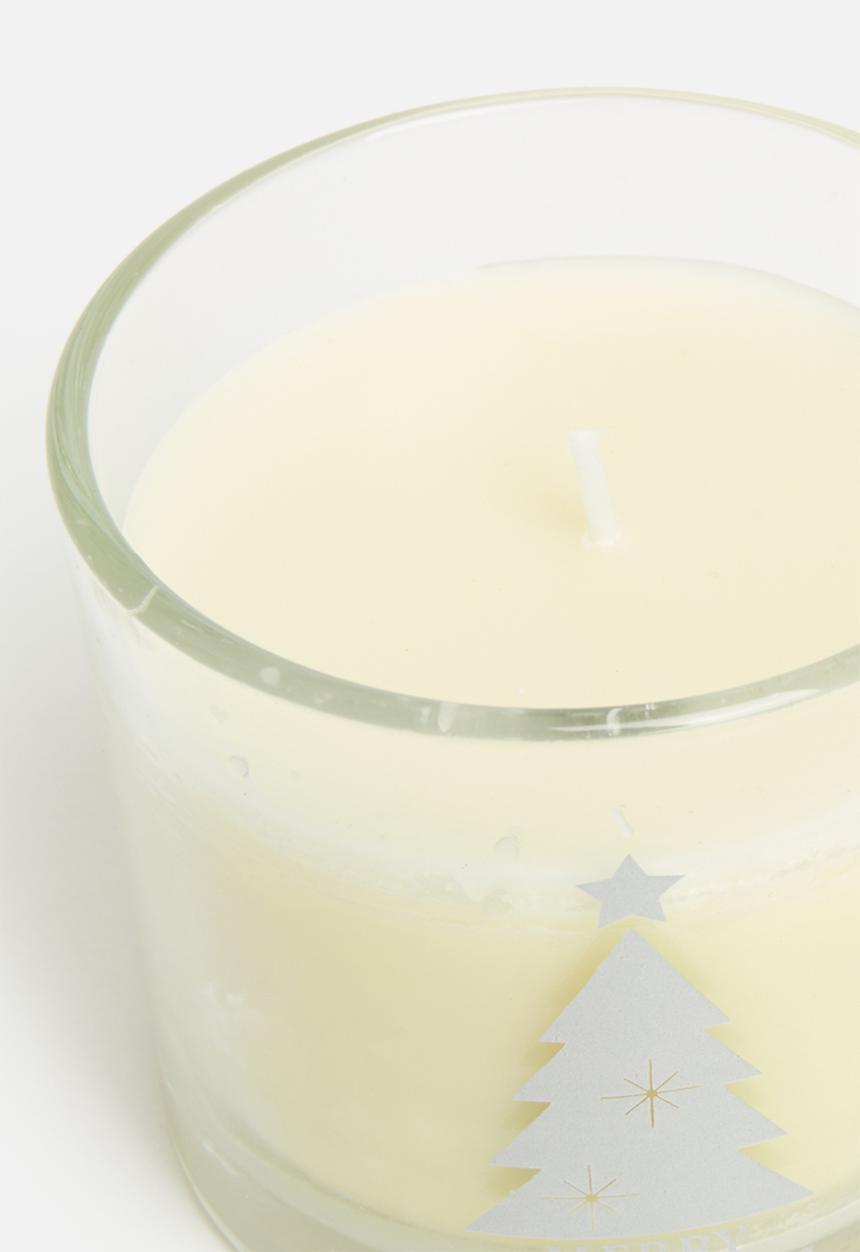 H&S - Christmas Candle in Glass - Christmas Tree