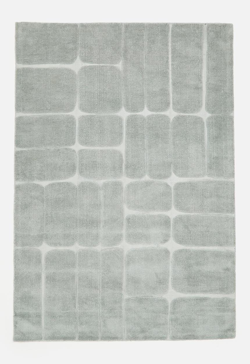 SF Collection - Imogen polyester knitted rug - blue