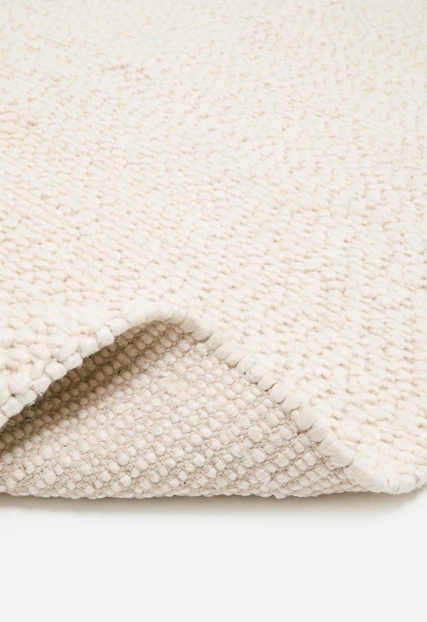 SF Collection - Wool bobble rug - cream
