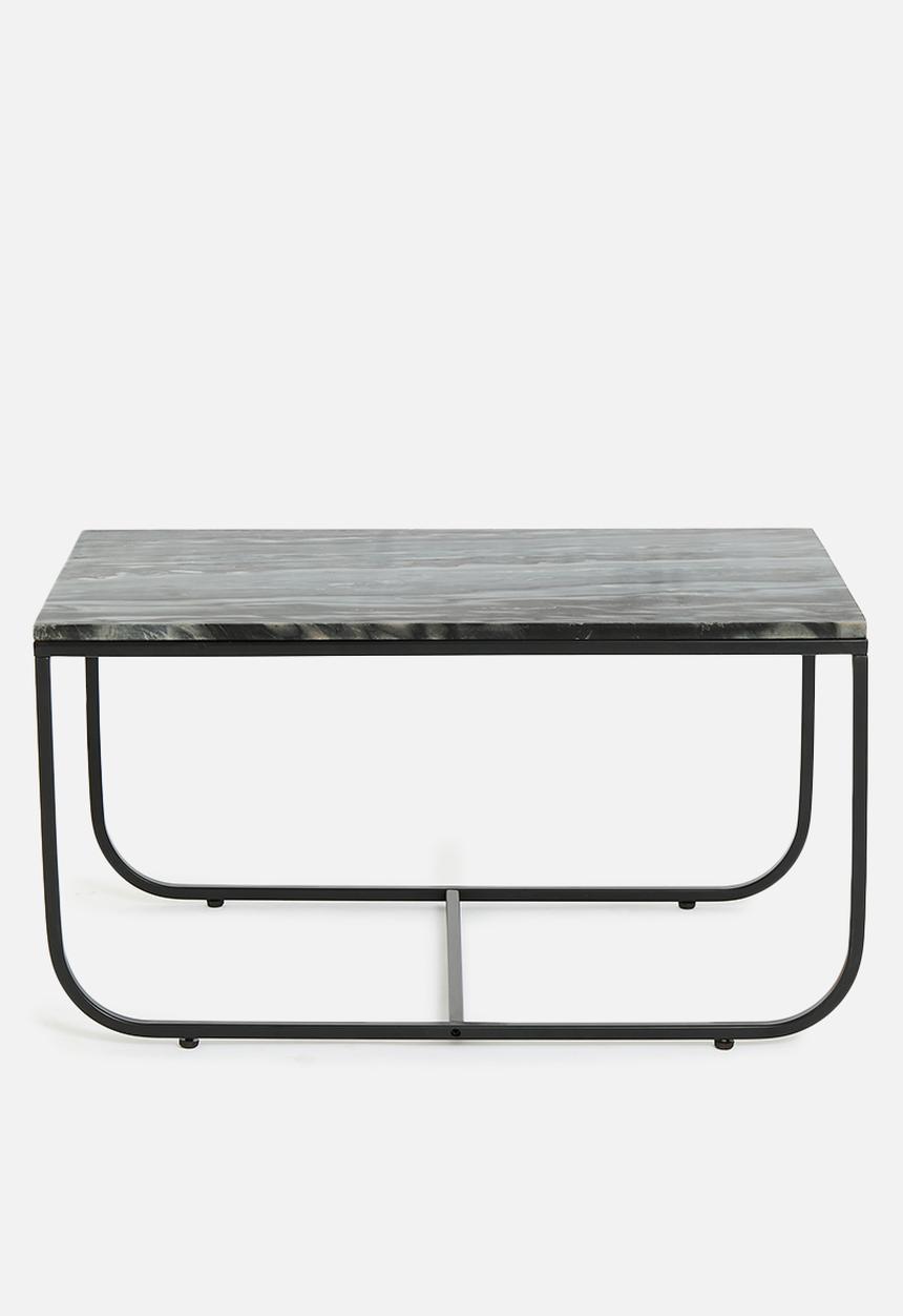 Sixth Floor - Daylen marble coffee table - grey 