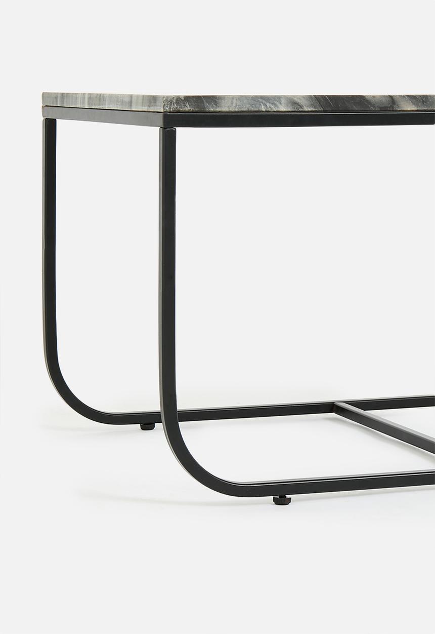 Sixth Floor - Daylen marble coffee table - grey 