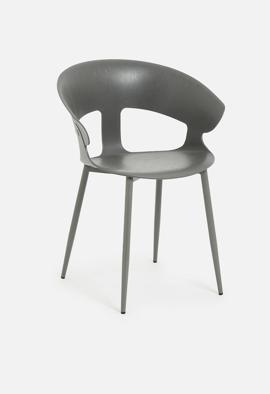 Sixth Floor - Wesley PP dining chair - grey
