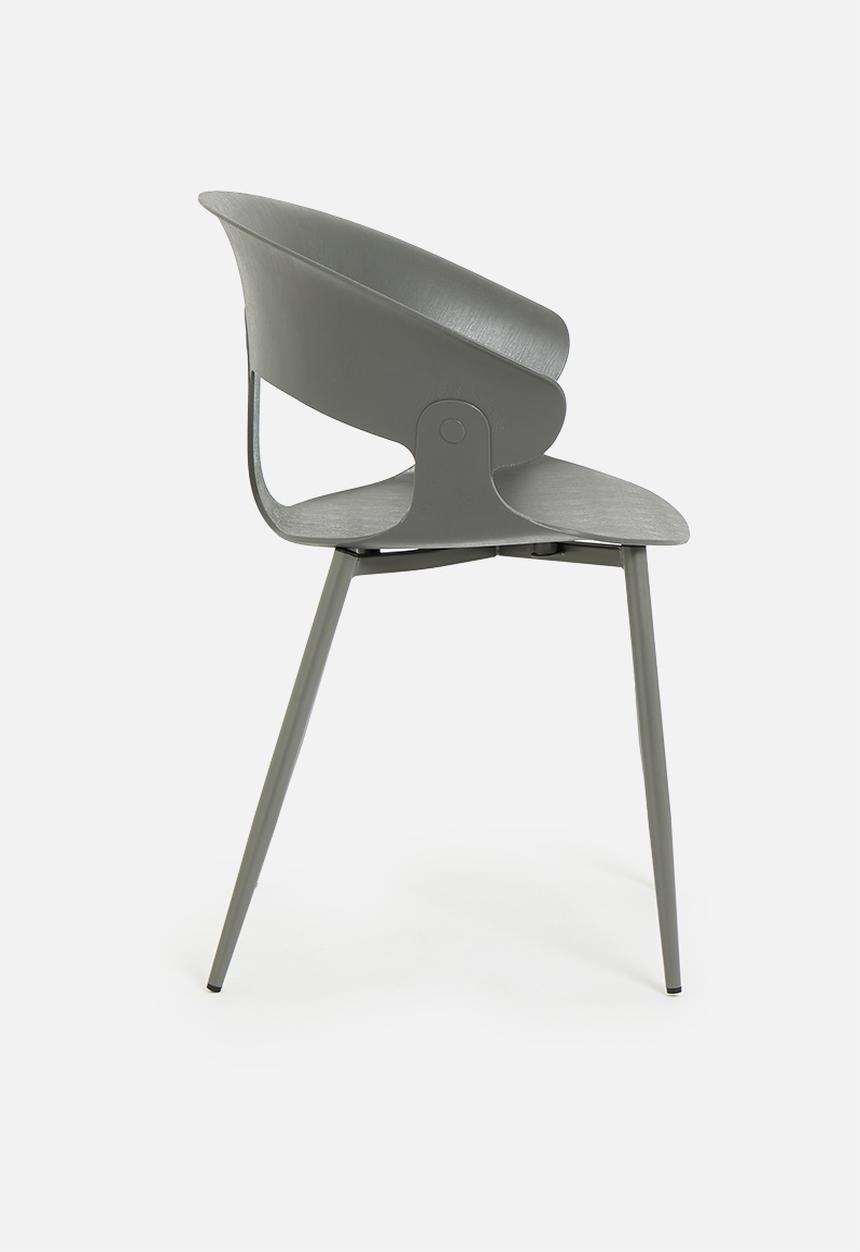 Sixth Floor - Wesley PP dining chair - grey