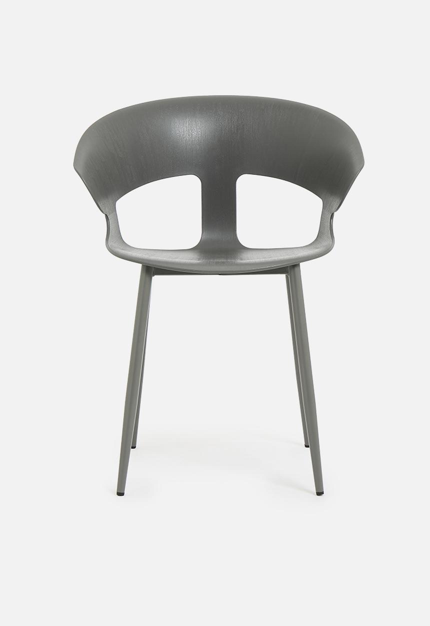 Sixth Floor - Wesley PP dining chair - grey