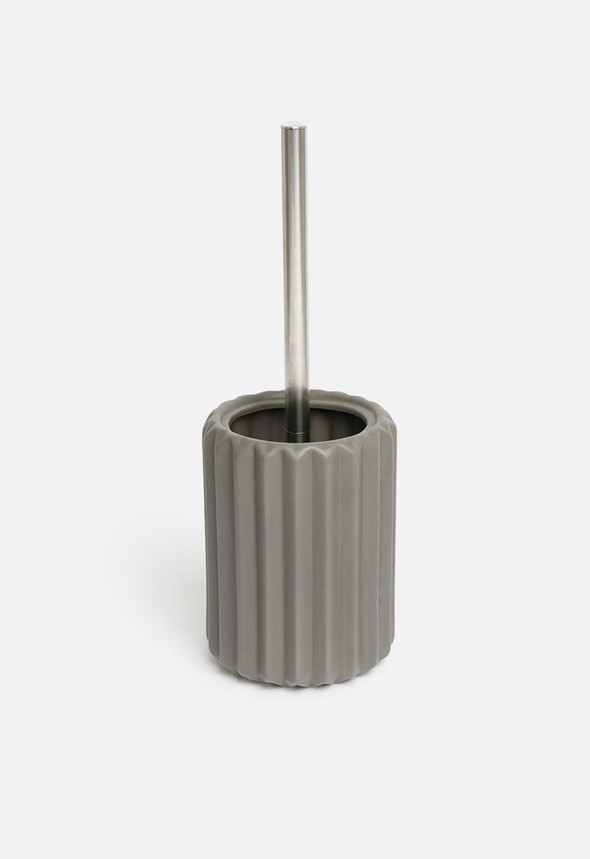 Sixth Floor - Ozzie toilet brush holder - Charcoal grey