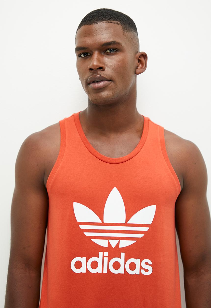 adidas Originals - Trefoil tank  - orange
