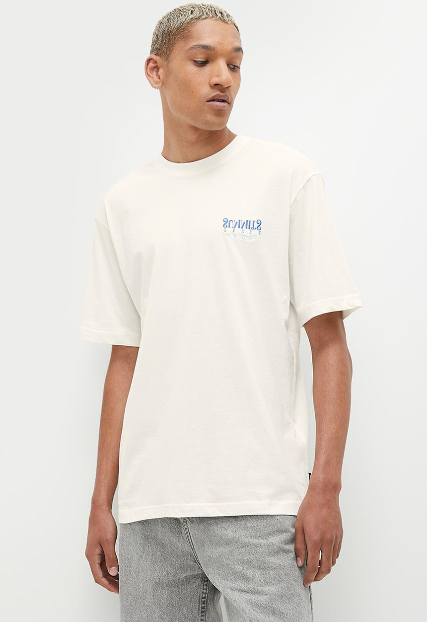Only & Sons - Onsoscar rlx mountain short sleeve tee - cloud dancer