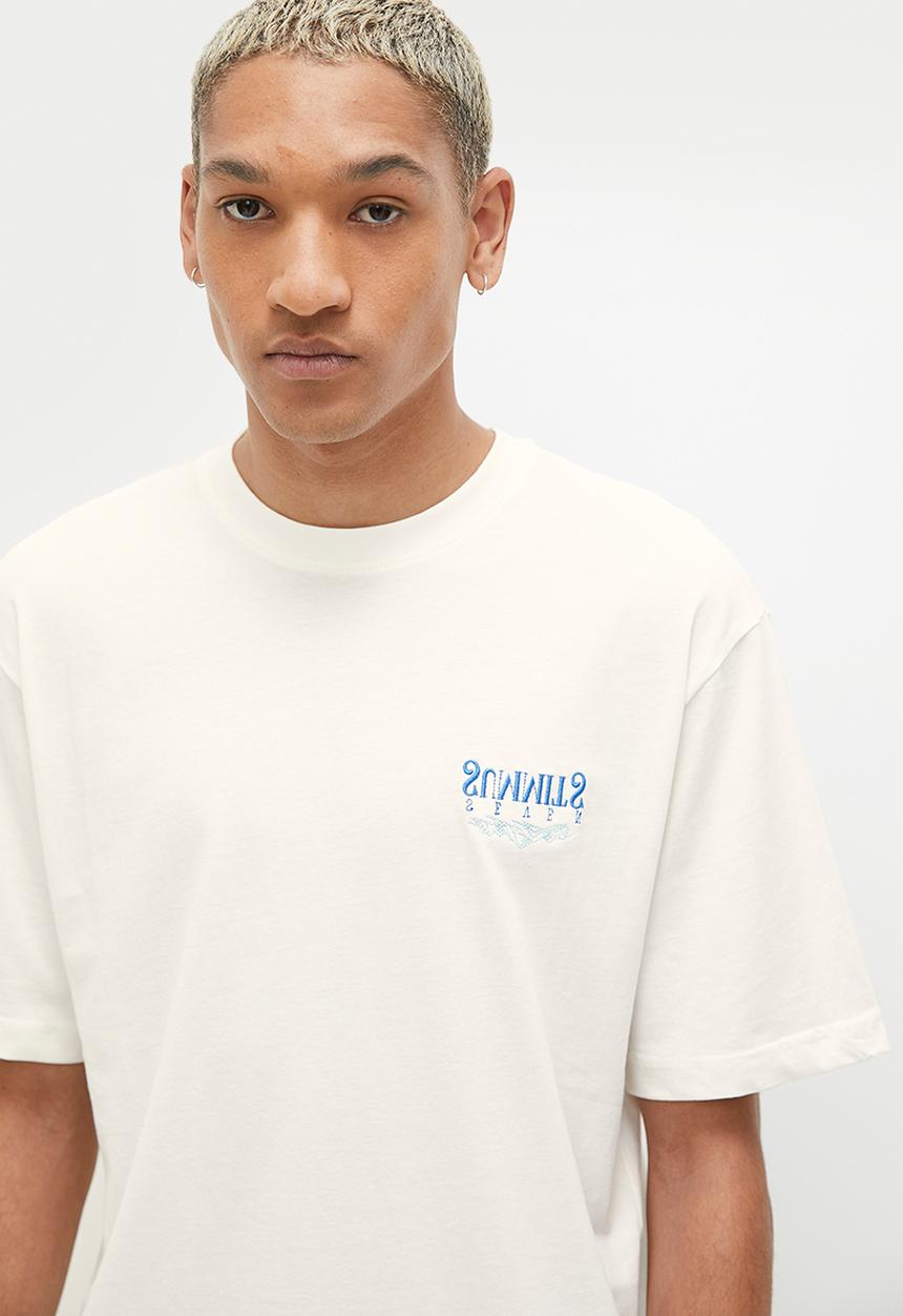 Only & Sons - Onsoscar rlx mountain short sleeve tee - cloud dancer