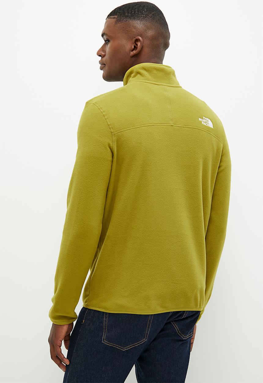 The North Face - M 100 glacier 1/4 zip - eu - sulphur moss