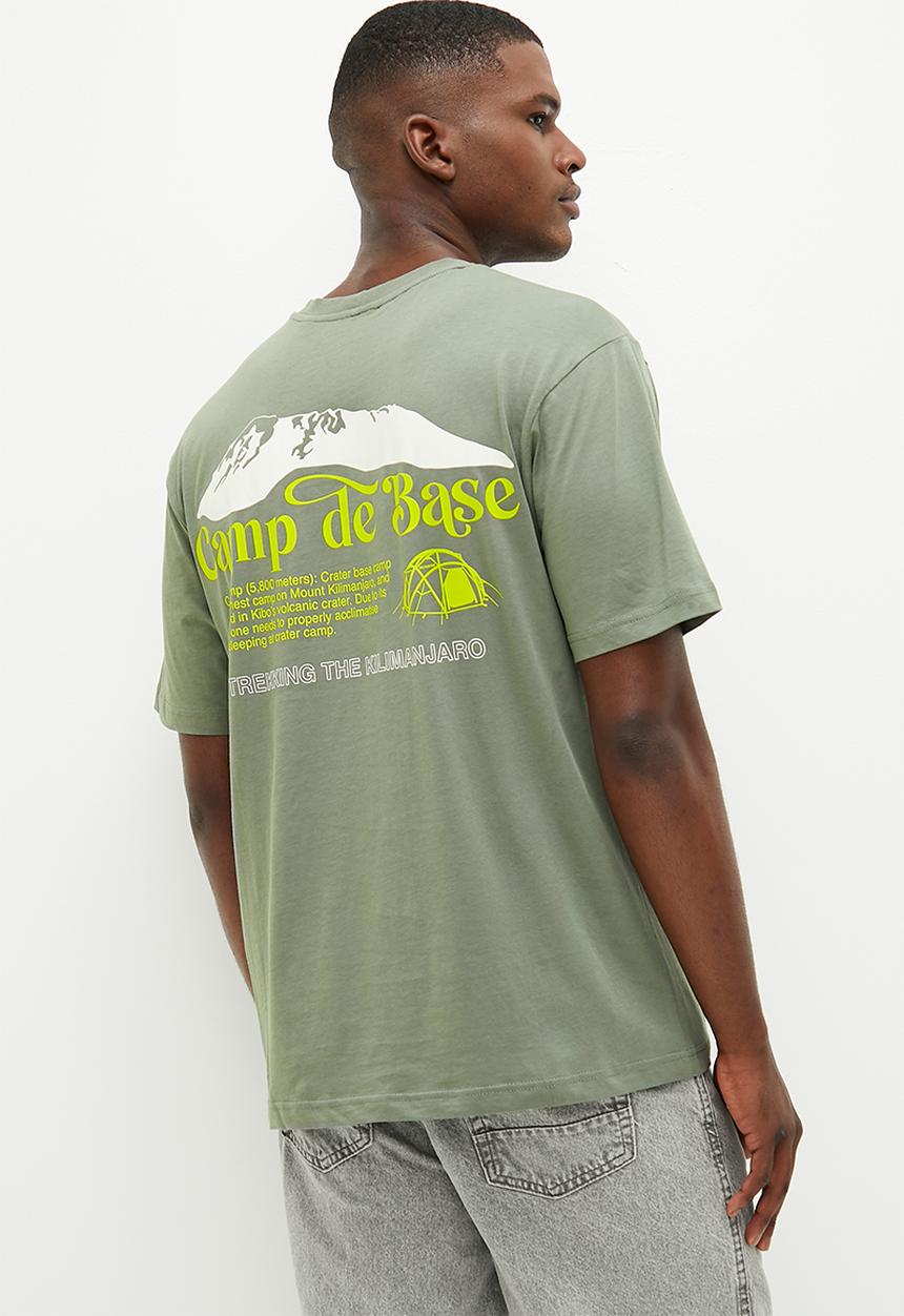 Only & Sons - Onsoscar rlx mountain short sleeve tee - castor gray