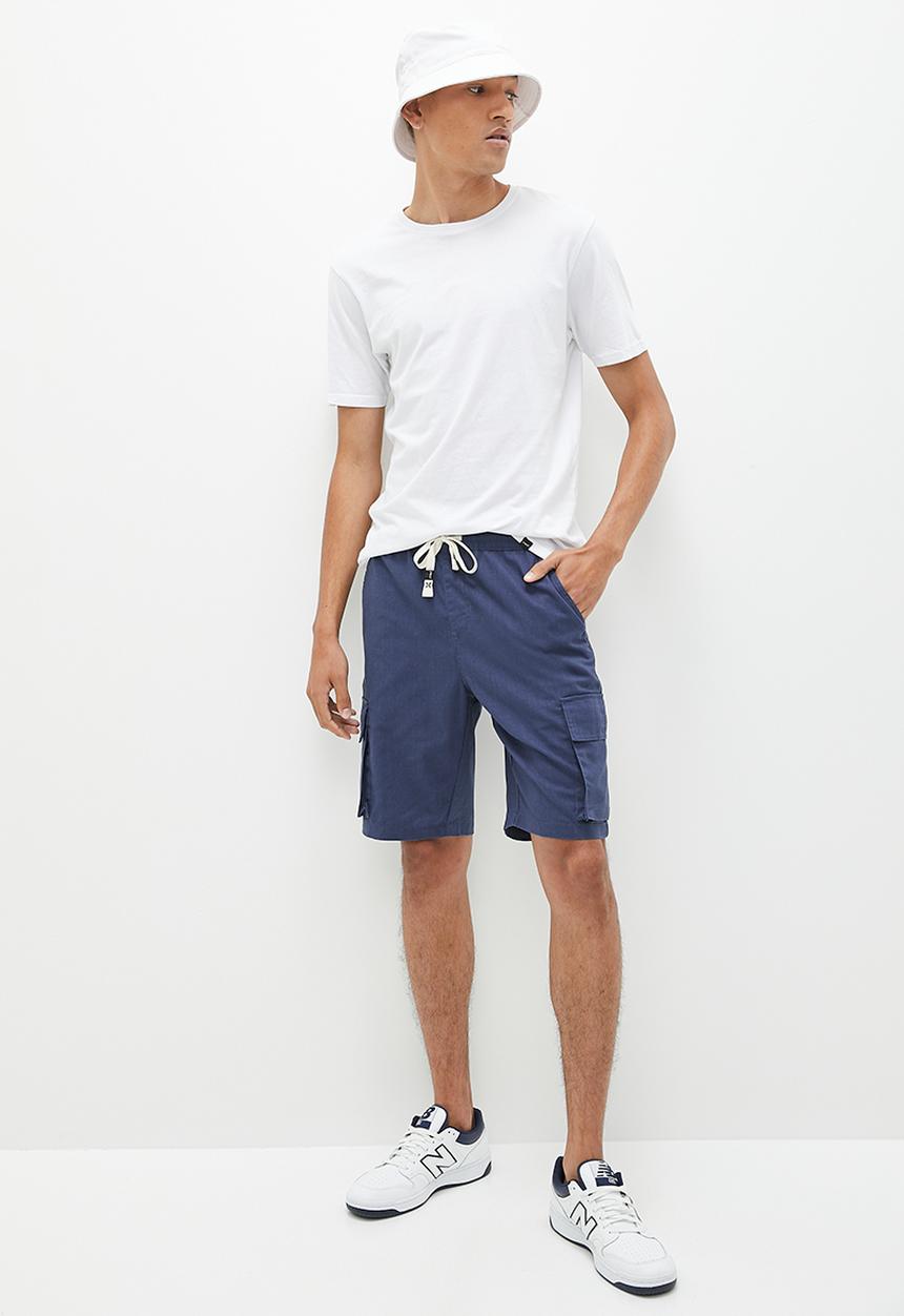 Superbalist - Maison relaxed fit linen utility short - navy