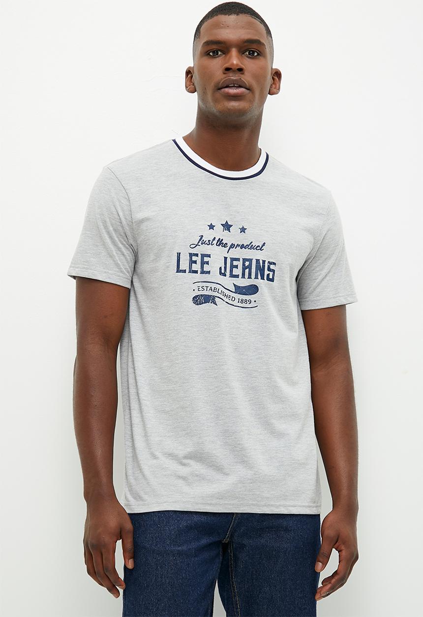 Lee  - Just The Product Tee - Grey Melange