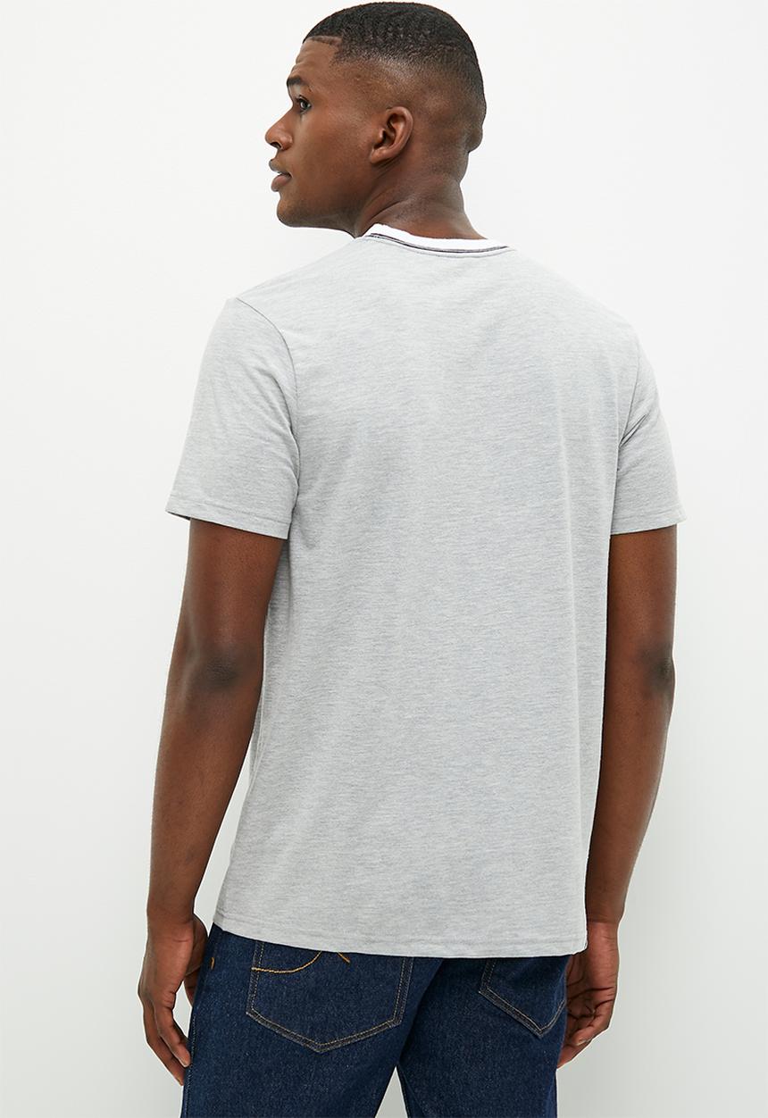 Lee  - Just The Product Tee - Grey Melange