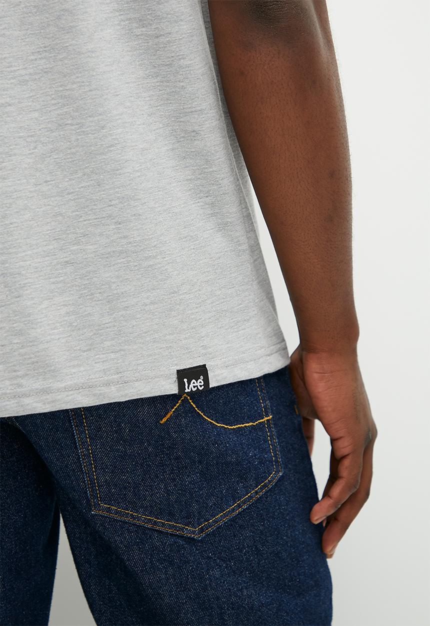 Lee  - Just The Product Tee - Grey Melange