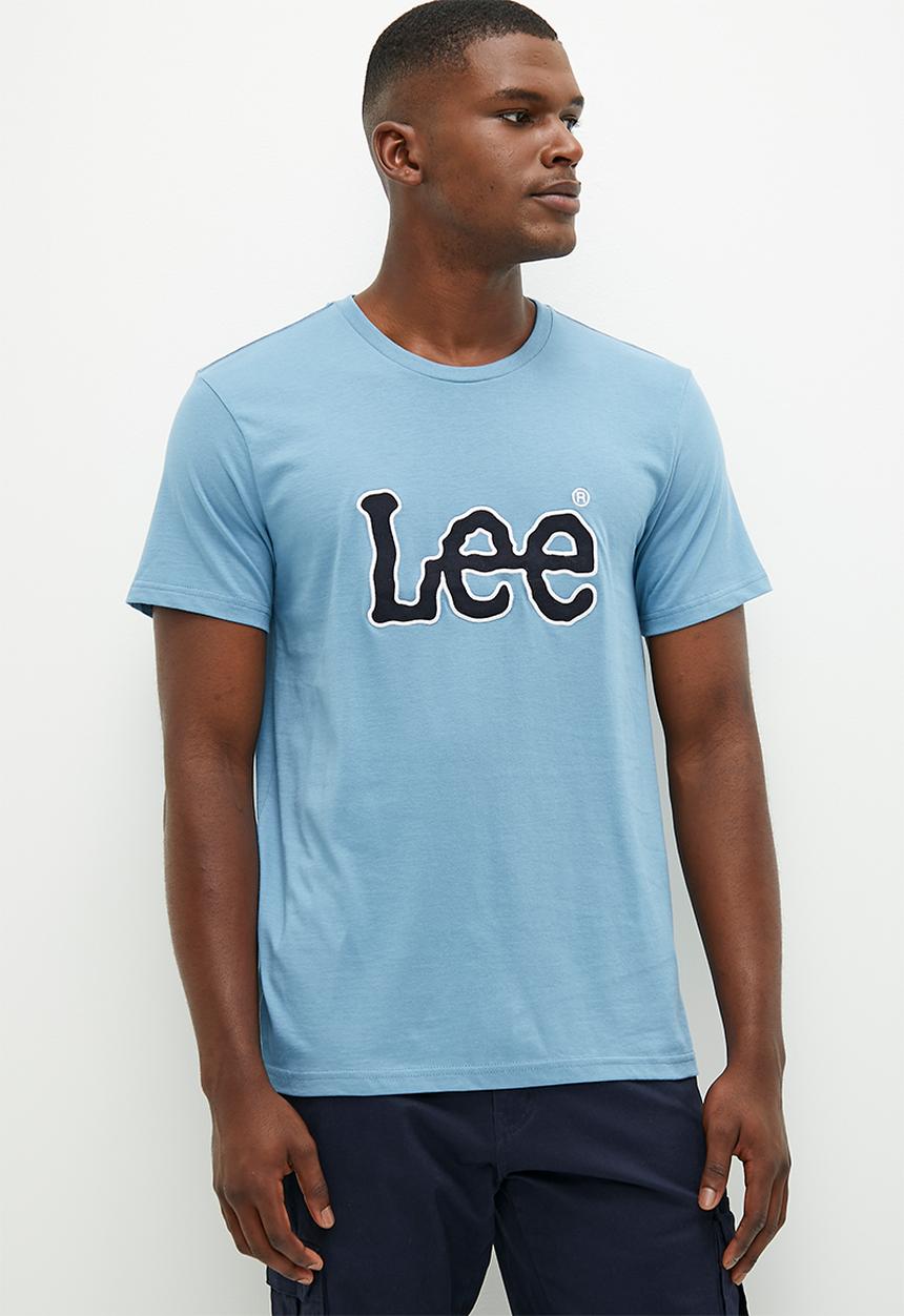 Lee  - Applique Tee - Niagra Blue