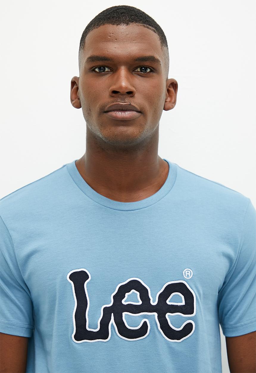 Lee  - Applique Tee - Niagra Blue