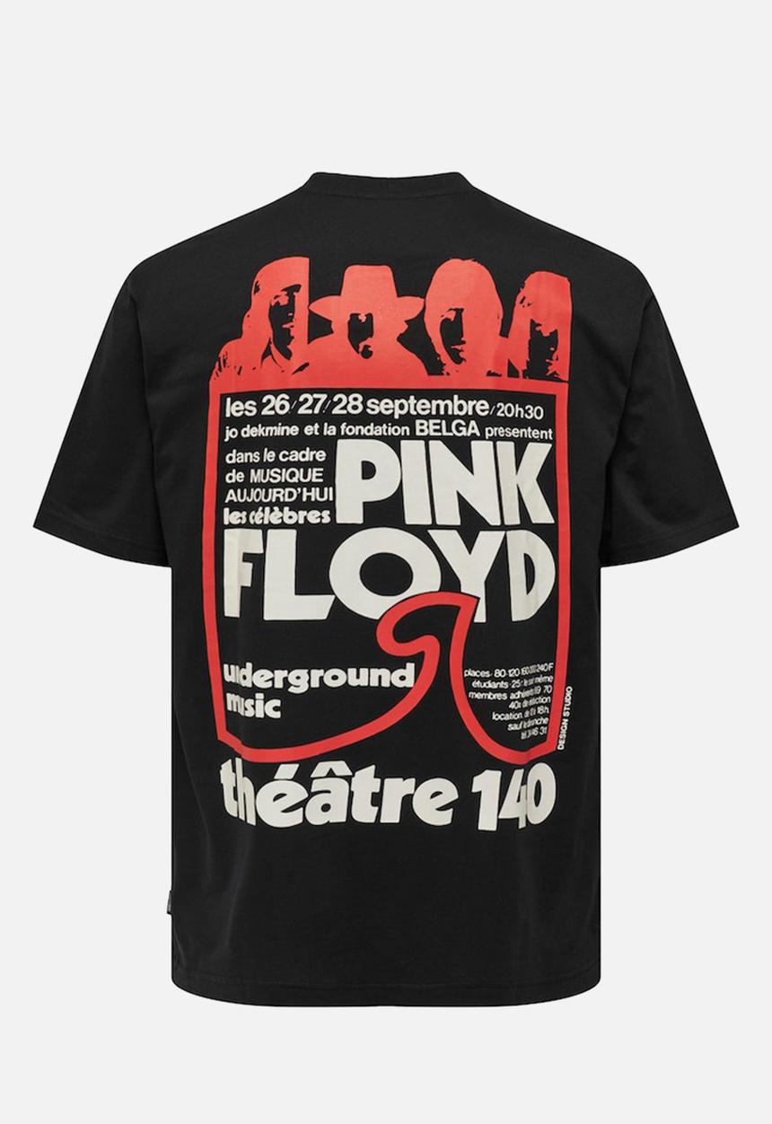 Only & Sons - Pink Floyd Rlx Ss Tee - Black