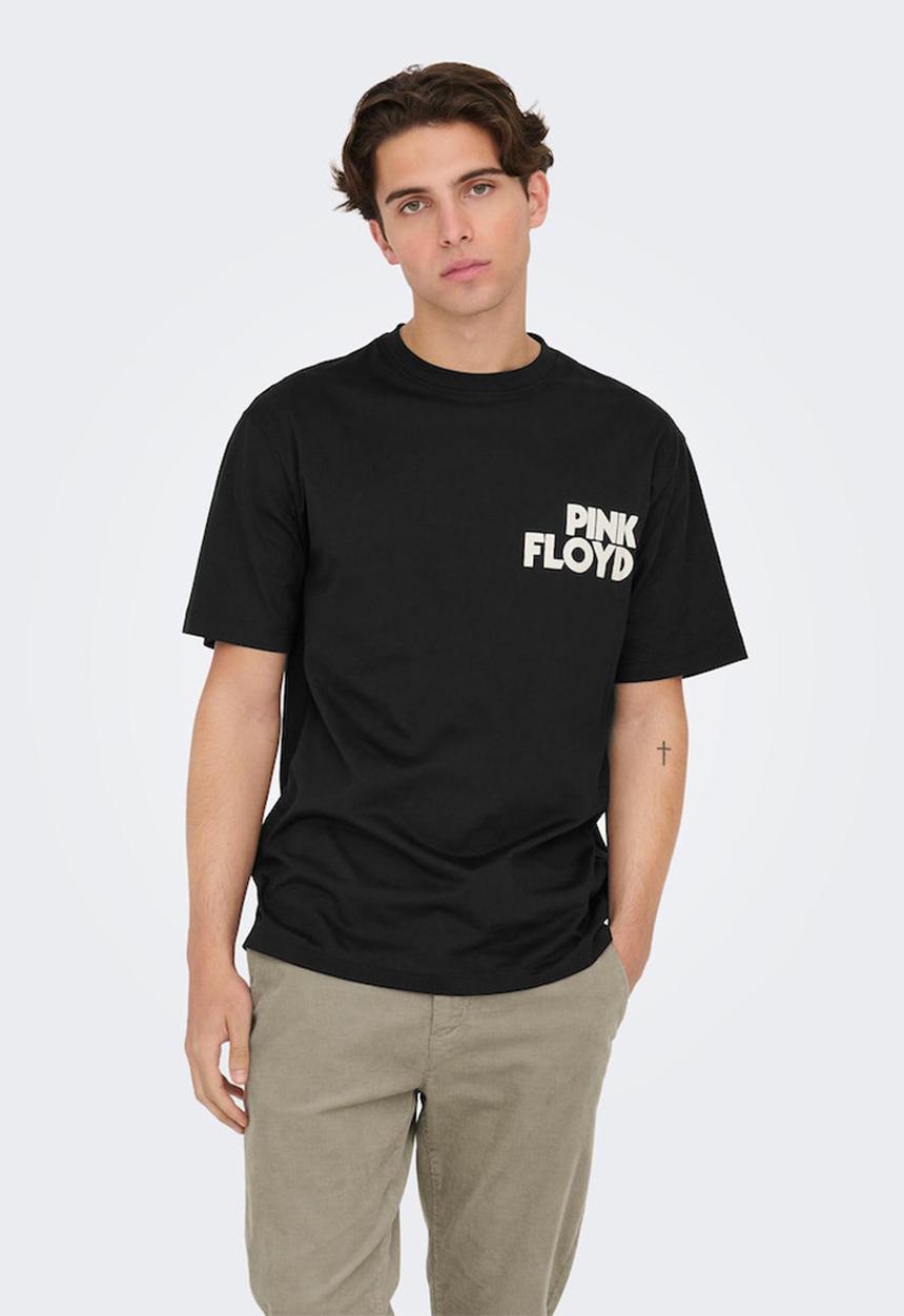 Only & Sons - Pink Floyd Rlx Ss Tee - Black