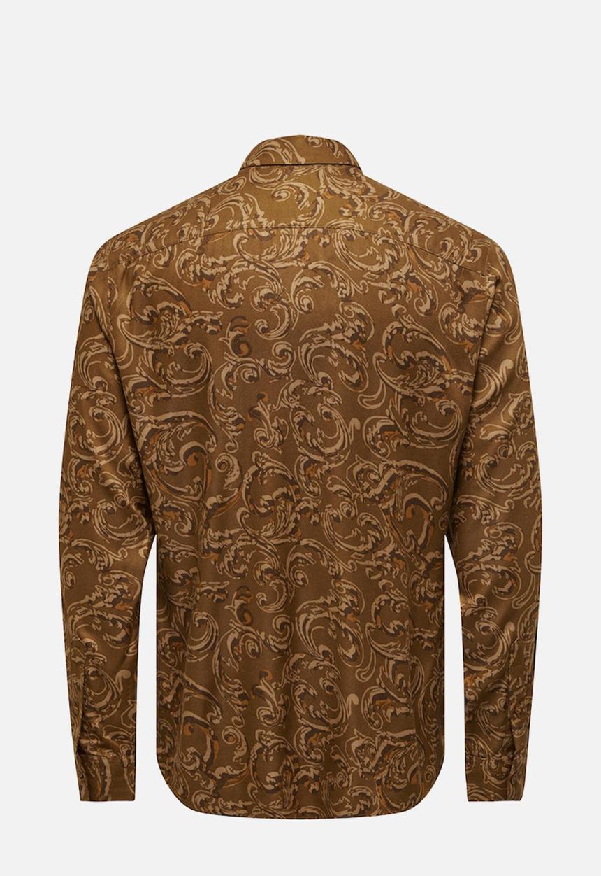 Only & Sons - Lolly Life Slim Shirt - Monks Robe