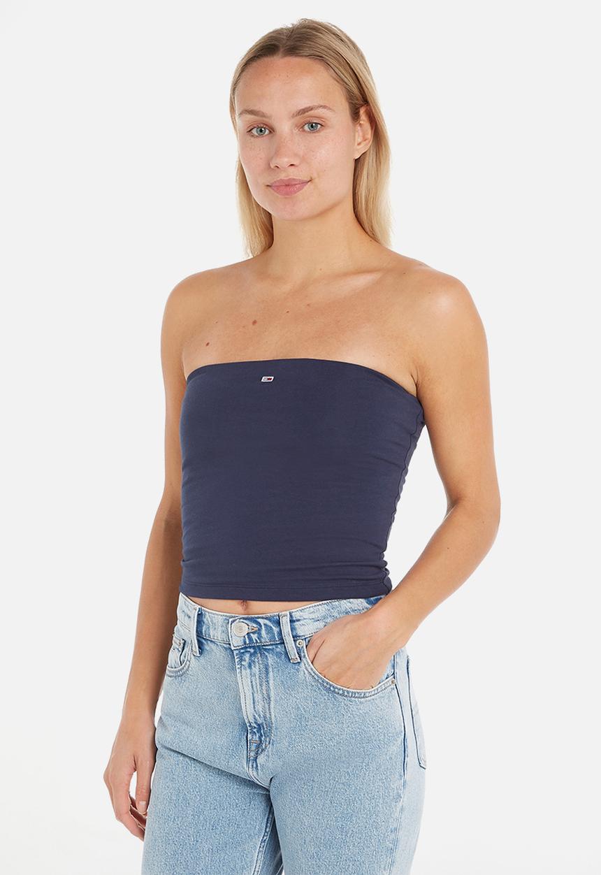 Tommy Hilfiger - Tjw bby essential tube top - blue