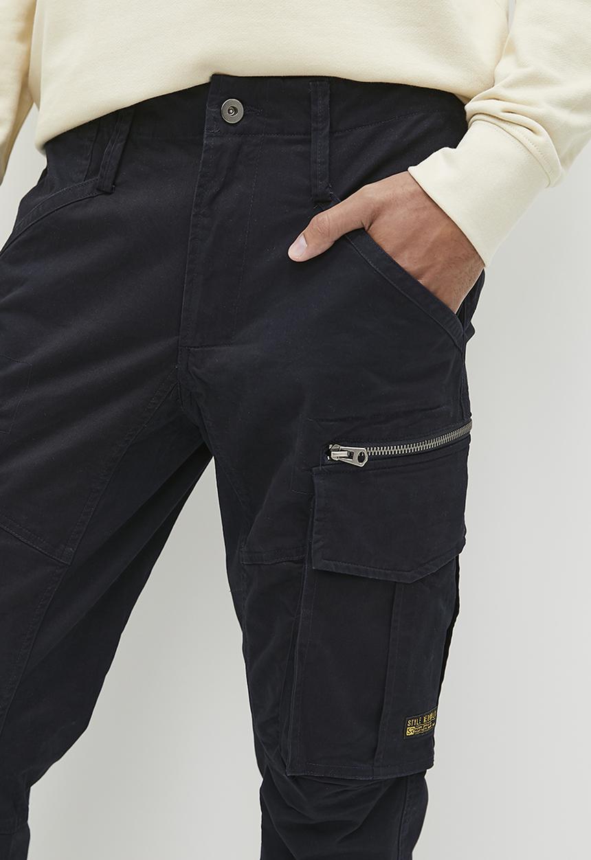 STYLE REPUBLIC - Elton Elasticated Fashion Utility Pant - navy