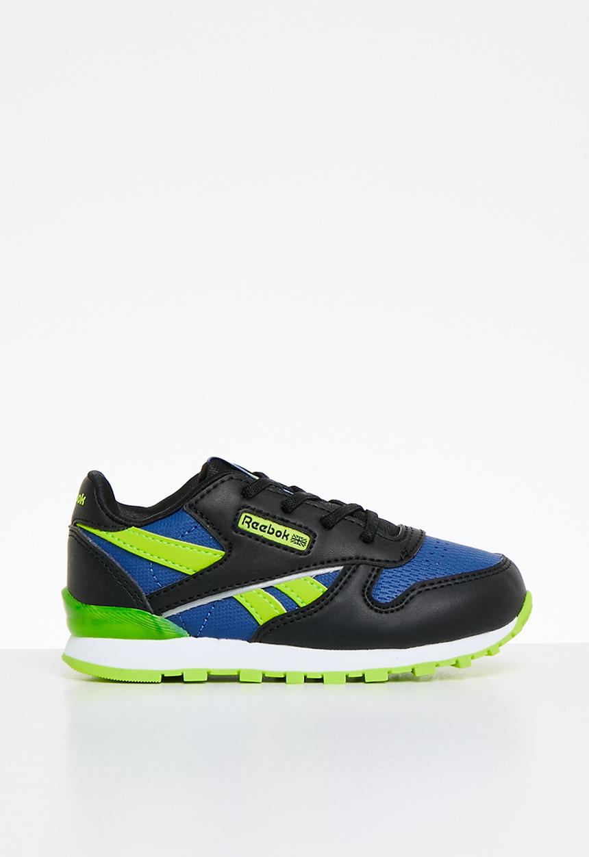 Reebok - Classic leather step n f - core black/vector blue/laser lime