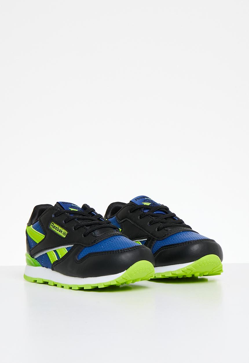 Reebok - Classic leather step n f - core black/vector blue/laser lime