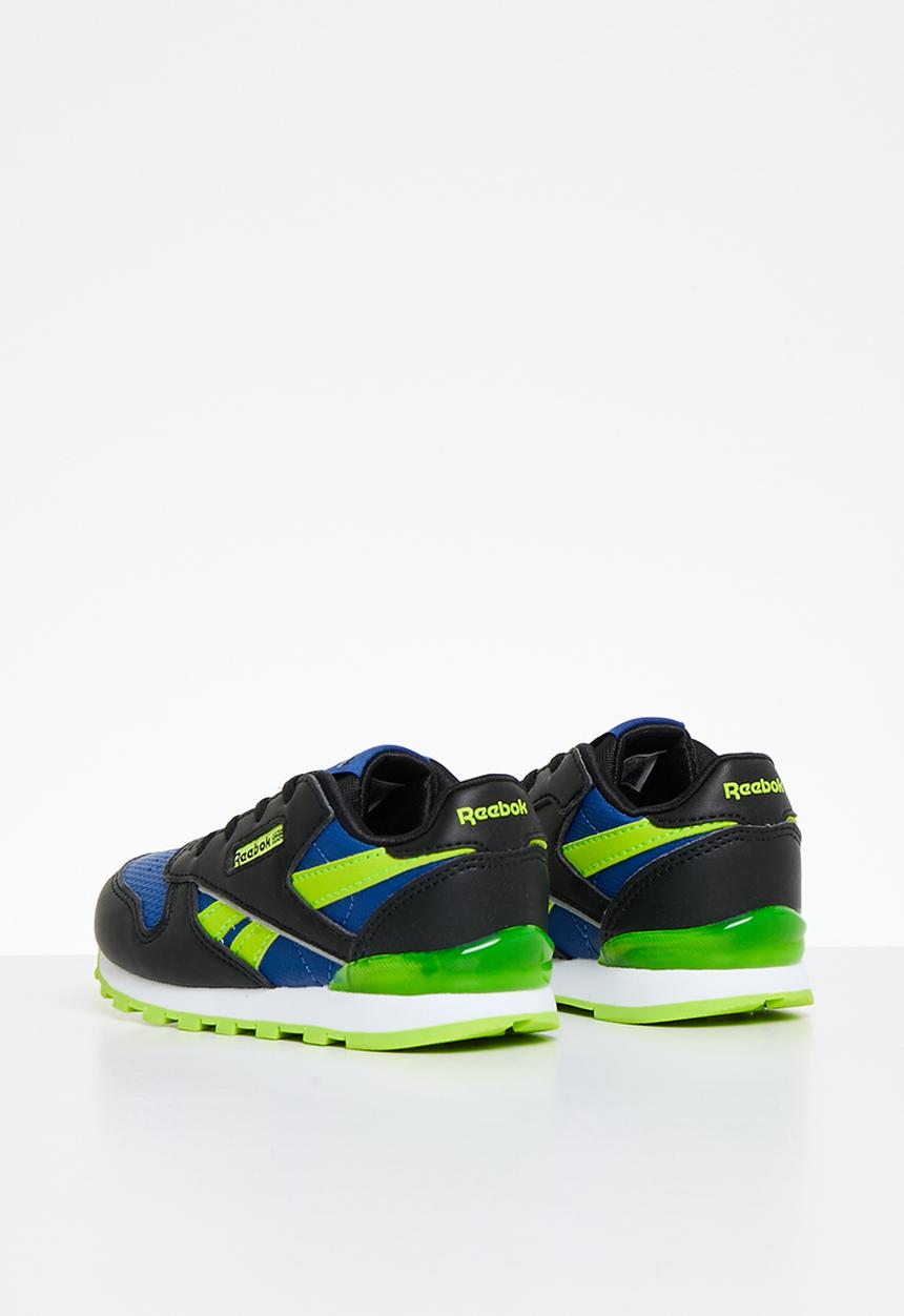 Reebok - Classic leather step n f - core black/vector blue/laser lime