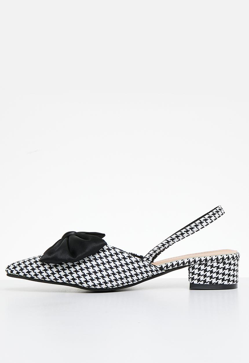 Superbalist - Sasha slingback - black & white