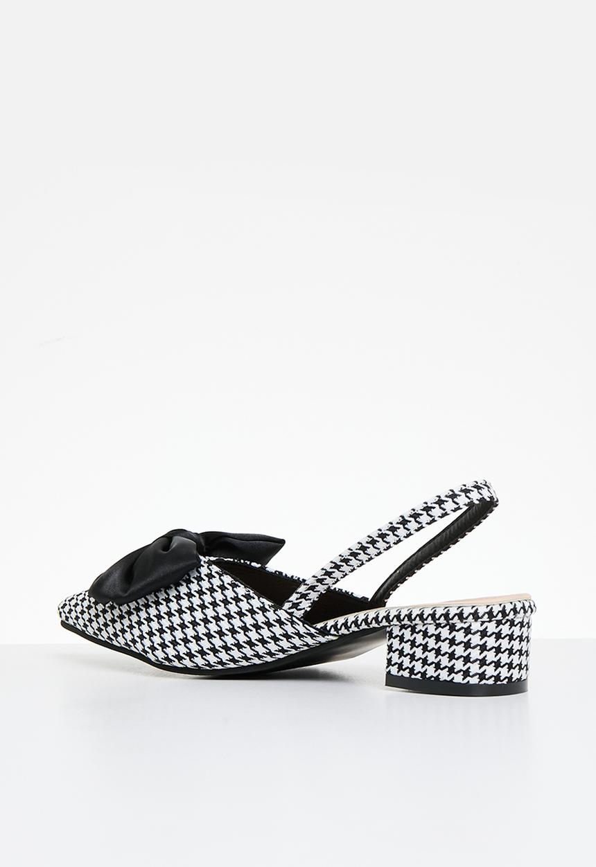 Superbalist - Sasha slingback - black & white