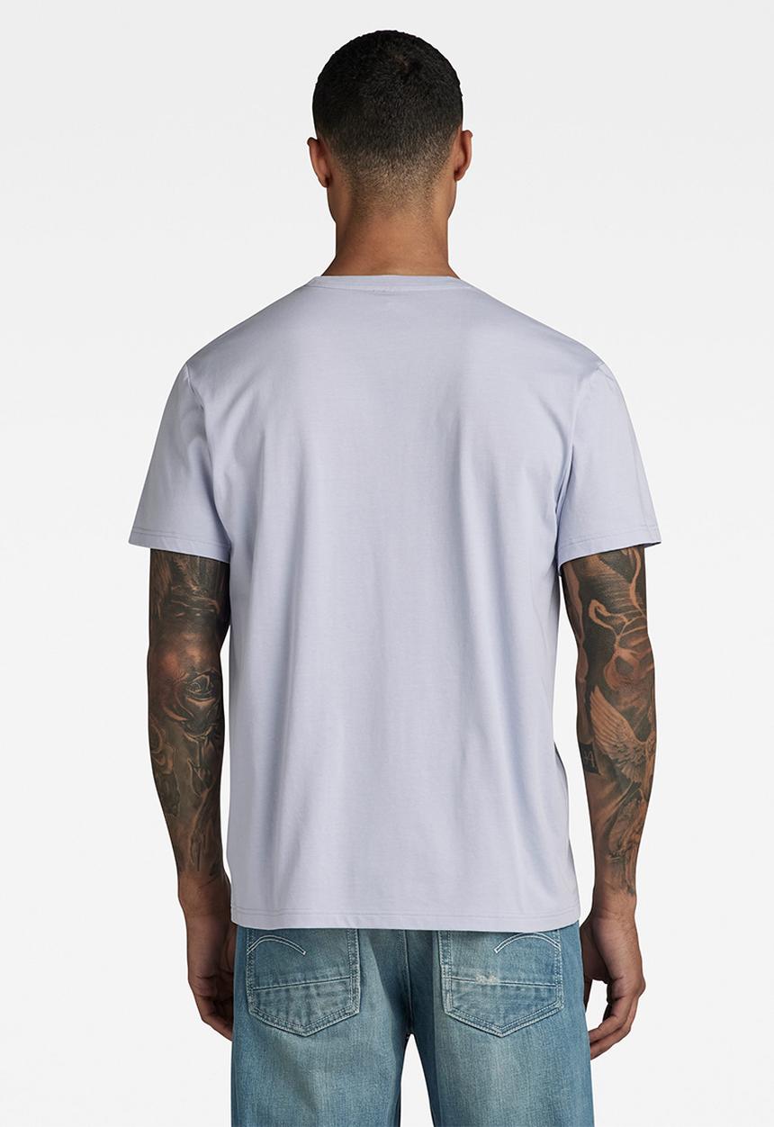 G-STAR - Base-s r t short sleeve  Compact jersey o - icelandic blue