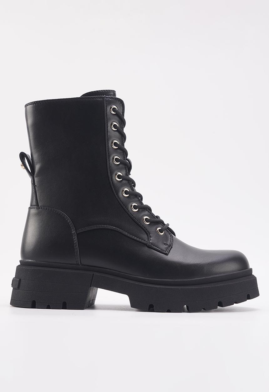 Nine West - Carina lace up boot - black