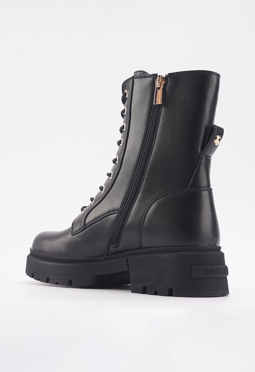Nine West - Carina lace up boot - black