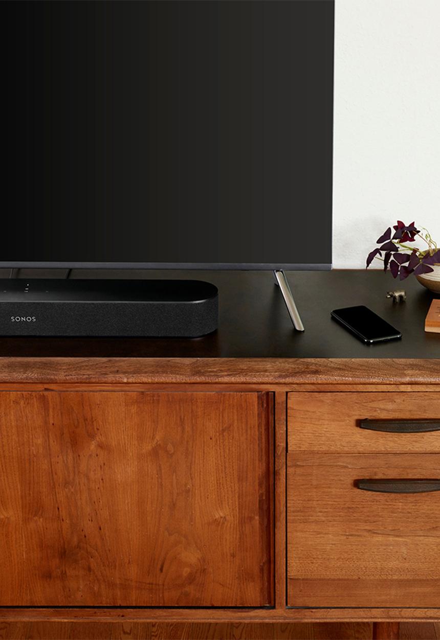 Sonos - Sonos Beam Gen2 Compact Smart Soundbar - Black