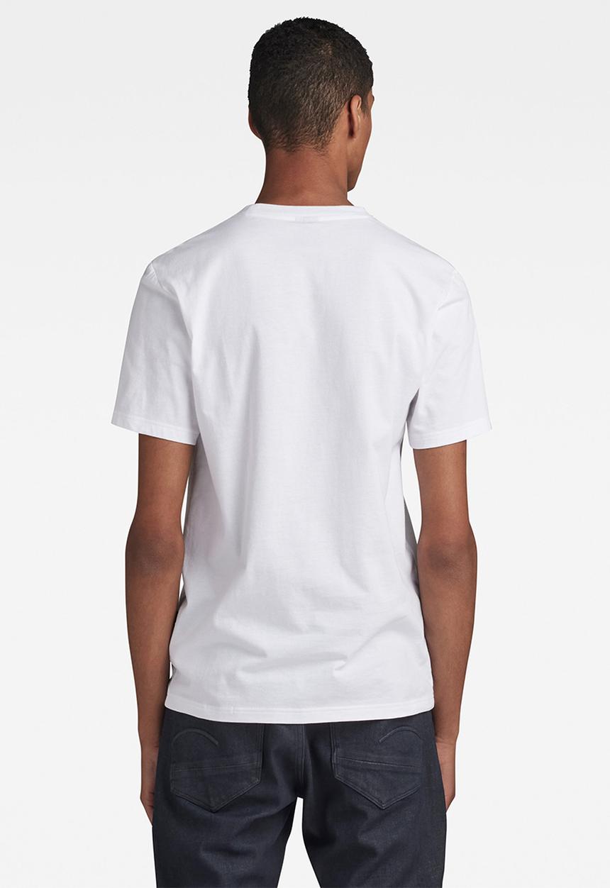G-STAR - Poem slim r t Compact jersey o - white