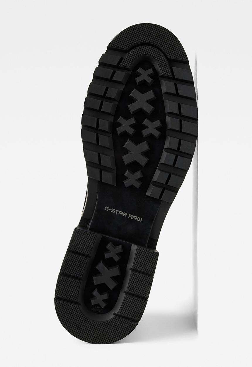 G-STAR - Millery derby leather - black