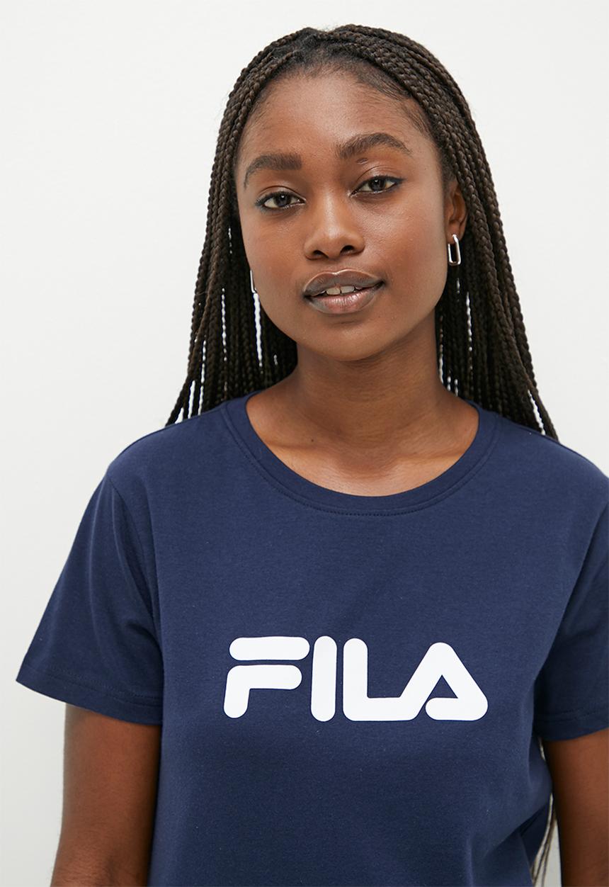 FILA - Mono deckle T-shirt - fila blue