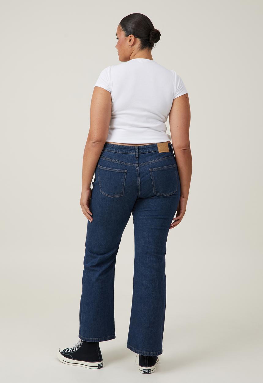 Cotton On - Plus Stretch Bootleg Flare Jean - Oxford Blue